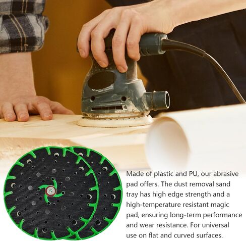 2 PCS 6 بوصة من لوحة الصلابة الصلبة ، 17 ثقوبًا لدعم وسادة طحن صنفرة متوافقة مع ETS 150/3 EQ ، ETS 150/5 EQ ، RO 150E ، WTS 150/7 نماذج صنفرة مدارية عشوائية in Kuwait