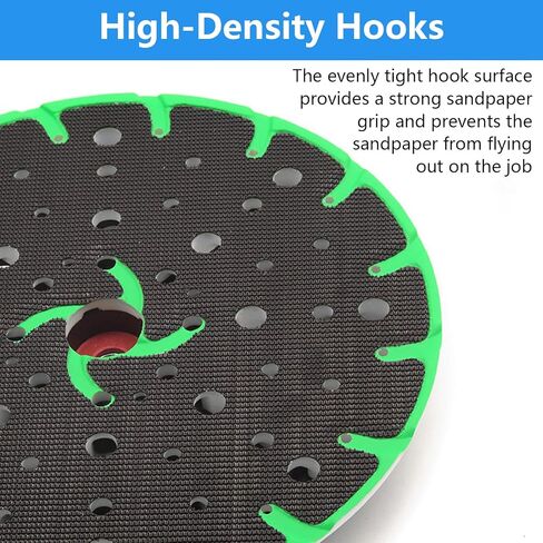 2 PCS 6 بوصة من لوحة الصلابة الصلبة ، 17 ثقوبًا لدعم وسادة طحن صنفرة متوافقة مع ETS 150/3 EQ ، ETS 150/5 EQ ، RO 150E ، WTS 150/7 نماذج صنفرة مدارية عشوائية in Kuwait