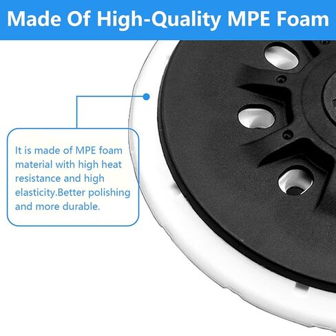 2 PCS 6 بوصة من لوحة الصلابة الصلبة ، 17 ثقوبًا لدعم وسادة طحن صنفرة متوافقة مع ETS 150/3 EQ ، ETS 150/5 EQ ، RO 150E ، WTS 150/7 نماذج صنفرة مدارية عشوائية in Kuwait
