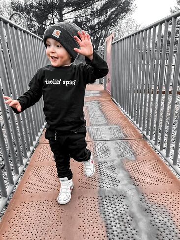 Feelin' Spicy Toddler Shirt Funny Cute Kids Baby Graphic T-Shirt in Saudi Arabia