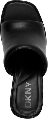 DKNY Women's Reading-Sandal Mule Evening Cushioned Insole Footwear Heeled in Saudi Arabia