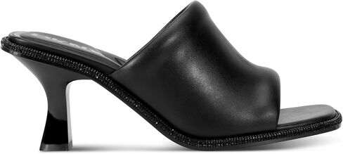 DKNY Women's Reading-Sandal Mule Evening Cushioned Insole Footwear Heeled in Saudi Arabia