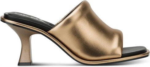 DKNY Women's Reading-Sandal Mule Evening Cushioned Insole Footwear Heeled in Saudi Arabia