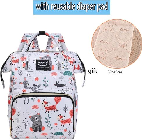 23L LASEX DIEPER BACKPACK BASE BAG ، حقيبة كبيرة من السعة على الظهر على ظهرها من الأرجح ، حقيبة تحمل على الظهر ، أساسيات السفر ، وأشرطة العربات ، وحالة Pacifier - للجنسين in Saudi Arabia