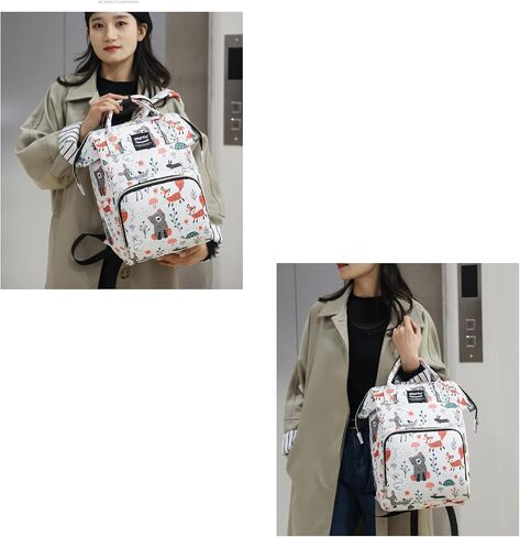 23L LASEX DIEPER BACKPACK BASE BAG ، حقيبة كبيرة من السعة على الظهر على ظهرها من الأرجح ، حقيبة تحمل على الظهر ، أساسيات السفر ، وأشرطة العربات ، وحالة Pacifier - للجنسين in Saudi Arabia