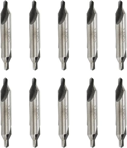Center Bits Drill 3.5mm قطر القطر HSS Center اكتشاف أدوات بتات بتات لمخربة المعادن -10pcs in Kuwait