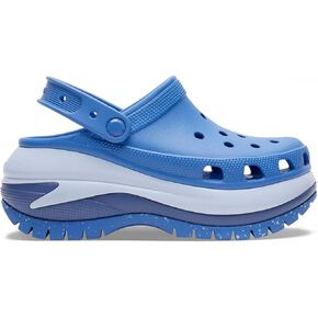 Crocs Mega Crush Clog Sandal for Unisex-Adult, Elemental Blue, 24.0 cm