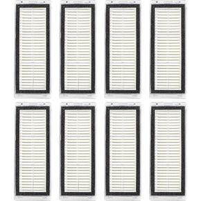 (8 Pieces) HEPA Filters Compatible for Dreametech L20 Ultra/ L30 Ultra Robot Vacuum Filter Kit, Replacement Parts 8 Filters