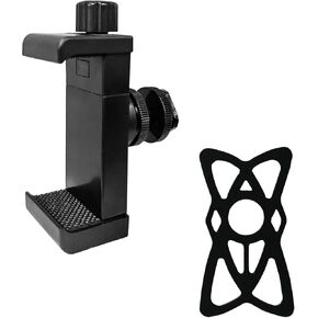 Power Bank Holder with Cold Shoe Mount,Adjustable Power Bank Clamp 4.7''-7.2'' Wide Range Universal Portable Charger Holder for iPhone16 15 14、Samsung Galaxy and Other Mobile Phones