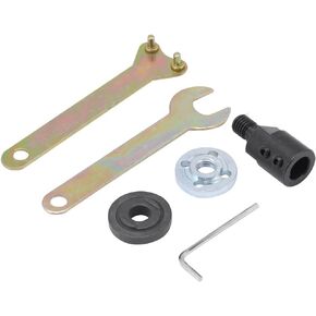 Arbor Adapter 1/2 Round Shank to 5/8-11 + The 1 Set Angle Grinder Chuck Motor Shaft Coupler M10 Sleeve Saw Blade Coupling Adapter(12MM) Kit M10-5/8/10/12mm Adapter(12mm)