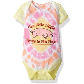 Liquid Blue baby-boys Pink Floyd This Little Piggy OnesieT-Shirt