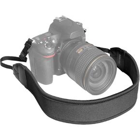 Bower Comfort Adjustable Camera Strap For DSLR and Mirrorless Cameras and Camcorders, 34-49 inches, 2-inch Wide, Up to 33 lbs