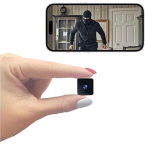 Spy Camera WiFi Hidden Camera,HD1080P Wireless Mini Camera, Small Motion Detection Camera, Auto Night Vision Cameras for Home Security