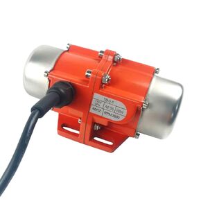 Small Concrete Vibrator Industrial Vibration Motor Single Phase 60W AC 110V 3600Rpm Aluminum Alloy Vibrating Vibrators for Sand Shaker Table