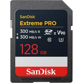 SanDisk 512GB Extreme PRO SDXC UHS-II Memory Card - Up to 300MB/s Read and Write speeds, V90, 8K, 4K UHD, SD Card - SDSDXDM-512G-GN4IN