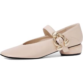 Women Mary Jane Shoes Pumps Chunky Comfortable Low Heels Closed Round Toe Dress Work Wedding Shoes