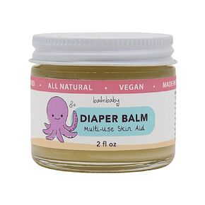 Diaper Balm - Organic Diaper Rash Cream – Cloth Diaper Rash Cream Balm | Multipurpose Skin Aid | Natural – Vegan - Herbal | Rash Ointment for Infants Kids | Plastic Free | Made in USA