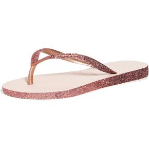Havaianas Slim Sparkle Flip-Flop Ballet Rose 41/42 Brazil (US Men's 9/10, Women's 11/12) M