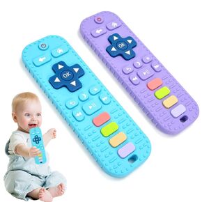 Baby Toys 0-6 Months, 2Pack Teethers for Babies 0-6 Months, 6 Month Old Baby Toys 3-6 Months, Baby Teether Toys, Infant Teething Toys for Baby Boy Girl Toys