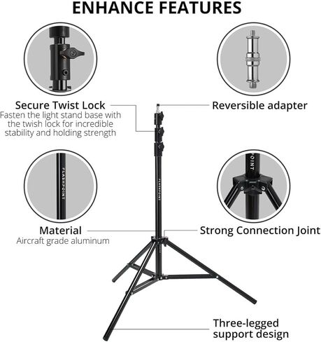 مجموعة الإضاءة المظلة Flashpoint مع مواقف ومظلات وأقواس متزايدة in Kuwait