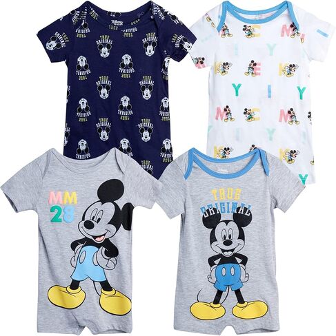 ديزني بيبي بويز ميكي ماوس رومبير - 4 قطع حديثي الولادة layette bodysuit (0-24m) in Saudi Arabia