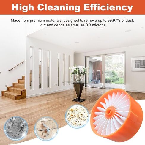 Alren BSV2020 Filter & Brush Roller Kit لـ Black Decker BSV20G ، BSV2020P ، BSV2020 ، BSVF1 PowerSeries Extreme Stick ، ​​استبدل الجزء# N858184 N665227 （(1 Brush Roller ، 4 مرشحات) in Kuwait