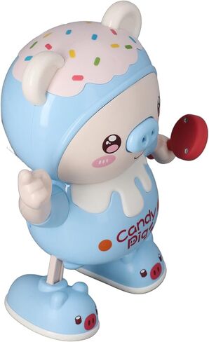 خنزير الرقص الإلكتروني ، اللعب ، الزاوية الدائرية ، الإضاءة الناعمة ، الترفيه ، التعليم المبكر ، صوت واضح ، خنزير رقص لطيف ، لعبة موسيقى للاستخدام المنزلي (الأزرق) in Kuwait