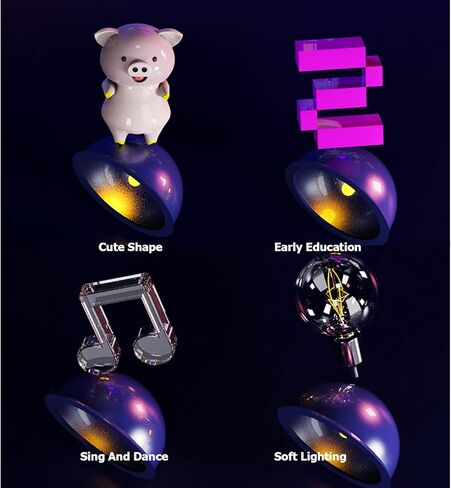 خنزير الرقص الإلكتروني ، اللعب ، الزاوية الدائرية ، الإضاءة الناعمة ، الترفيه ، التعليم المبكر ، صوت واضح ، خنزير رقص لطيف ، لعبة موسيقى للاستخدام المنزلي (الأزرق) in Kuwait