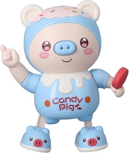 خنزير الرقص الإلكتروني ، اللعب ، الزاوية الدائرية ، الإضاءة الناعمة ، الترفيه ، التعليم المبكر ، صوت واضح ، خنزير رقص لطيف ، لعبة موسيقى للاستخدام المنزلي (الأزرق) in Kuwait