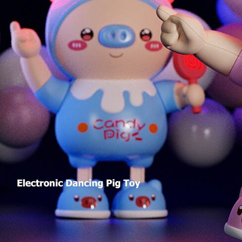 خنزير الرقص الإلكتروني ، اللعب ، الزاوية الدائرية ، الإضاءة الناعمة ، الترفيه ، التعليم المبكر ، صوت واضح ، خنزير رقص لطيف ، لعبة موسيقى للاستخدام المنزلي (الأزرق) in Kuwait