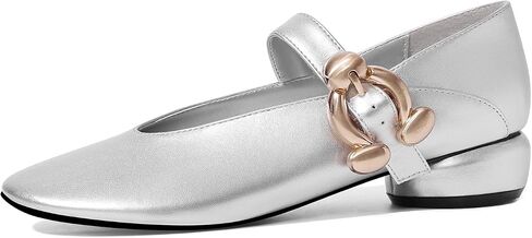Women Mary Jane Shoes Pumps Chunky Comfortable Low Heels Closed Round Toe Dress Work Wedding Shoes in Saudi Arabia