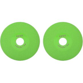2Pcs Glass Cutting Disc, 4 Inch Glass Ceramic Diamond Cutting Disc for Angle Grinder, for Grinding of Glass, Jade, Wine Bottles, Tile Masonry