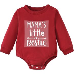 Mikrdoo Newborn Infant Baby Girl Clothes Long Sleeve Romper Top Pants Set Daily/Halloween/Thanksgiving Outfits for 0M-18M
