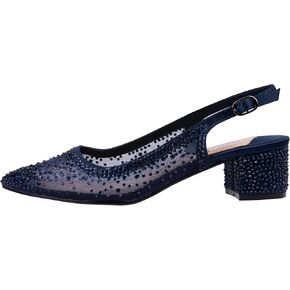 Ninety Union Lady Couture Demi Rhinestone Mesh Slingback