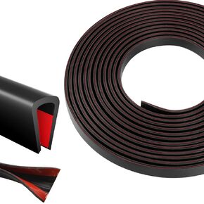 Silcone Edge Trim Self-Adhesive U Channel Silcone Edge Trim Edge Protector for Sheet Metal