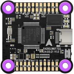 Radiolink F722 Flight Controller Open Source Betaflight 8 Channels FC, Built-in OSD, Support DJI & CADDX HD and Analog FPV Image Transmission, SBUS/CRSF Support for Racing Drone, Quadcopter