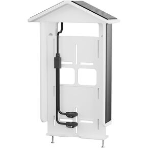 Mubview Solar Charger for Video Doorbells & Security Cameras - Compatible with Micro USB, Type-C & More - IP65 Weatherproof for Effortless Installation.