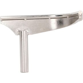 6 Inch Curved Wood Lathe Tool Rest 5/8in Column T Type Round Handle Tool Post for Woodworking