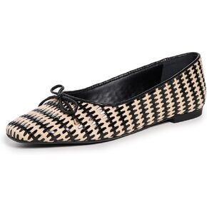 SCHUTZ Women's Arissa Straw Flats