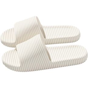 Slippers for Men & Women - Comfortable Lightweight Anti-Slip Indoor Bathroom, Spa, Beach Footwear - Multiple Colors & Sizes for Wide Feet