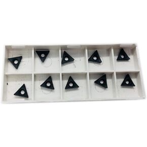 10 PC 3/8'' Inserts C6 Carbide Tip for Turning Tool Bit TCMT 2151 Chipbreaker