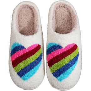 النعال نساء غامض عيد الحب منزل منصة غرفة نوم القلب روز الصوف النعال الداخلي زوجين دافئ شتاء المنزل in Kuwait