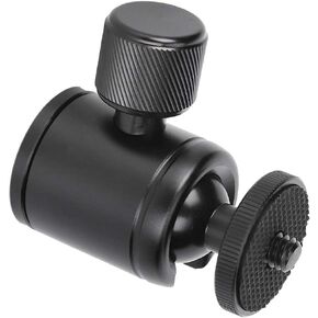 Acouto Aluminium Alloy CNC Spherical Ballhead 360° Multifunction Rotation for Tripod and Cameras
