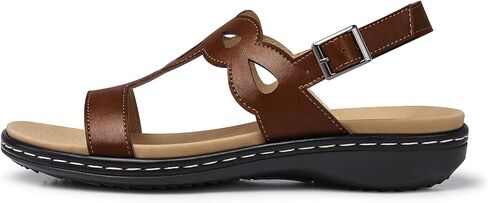 SHIBEVER Flat Sandals for Women Dressy: Comfortable Open Toe Sandal - Summer Comfort Ladies Walking Sandals in Saudi Arabia