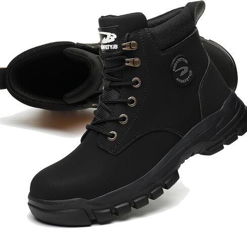 Steel Toe Boots for Men Women Safety Boots Indestructible Composite Toe Boots Lightweight Construction Steel Toe Shoes in Saudi Arabia