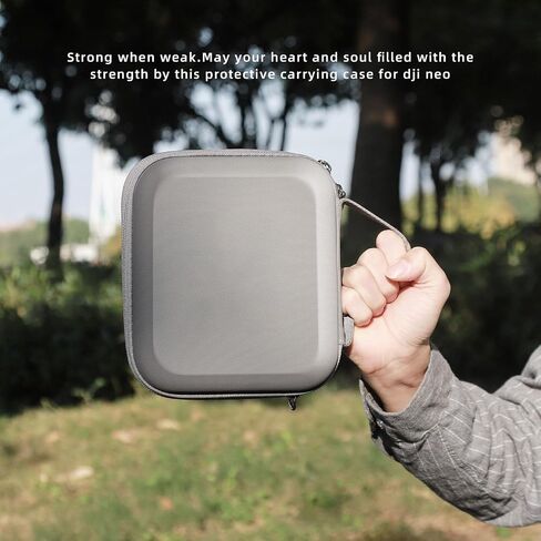 Father&I Neo Drone Combo Bag Hard Neo (Carry-ing) Case Travel for Dji Neo:Ultra-Compact Protective Two Way Zipper Neo Drone Carry Cases Bags for Dji Neo: WP Protection,Grey (Case Only) in Saudi Arabia