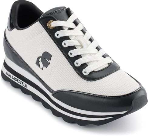 KARL LAGERFELD Women's Cushioned Insole Everyday Maico-Lace Up Sneaker in Saudi Arabia