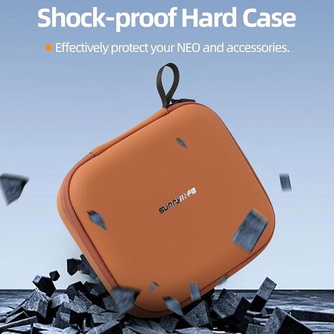 Carrying Case for DJI Flip, Portable Travel Storage Bag for DJI Flip Drone Accessories (Black) in Saudi Arabia