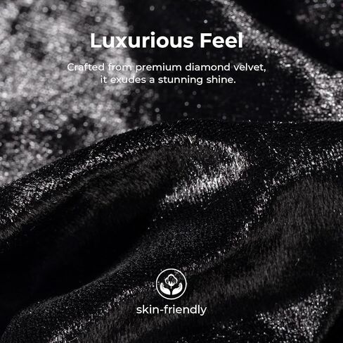 HomeTop Women's Luxury Diamond Velvet Memory Foam Scuff Slipper with Lightweight Rubber Sole in Saudi Arabia