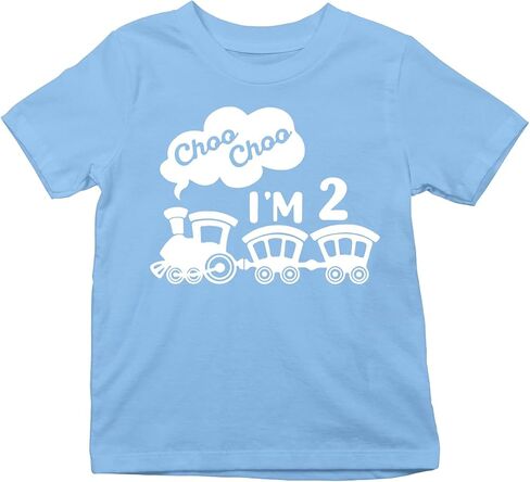 CBTWEAR Choo Choo أنا قميص طفلان - TEY THE THE THE THE THE THE THE THE THE THE THE THE THE THE TEE FORMENT in Kuwait